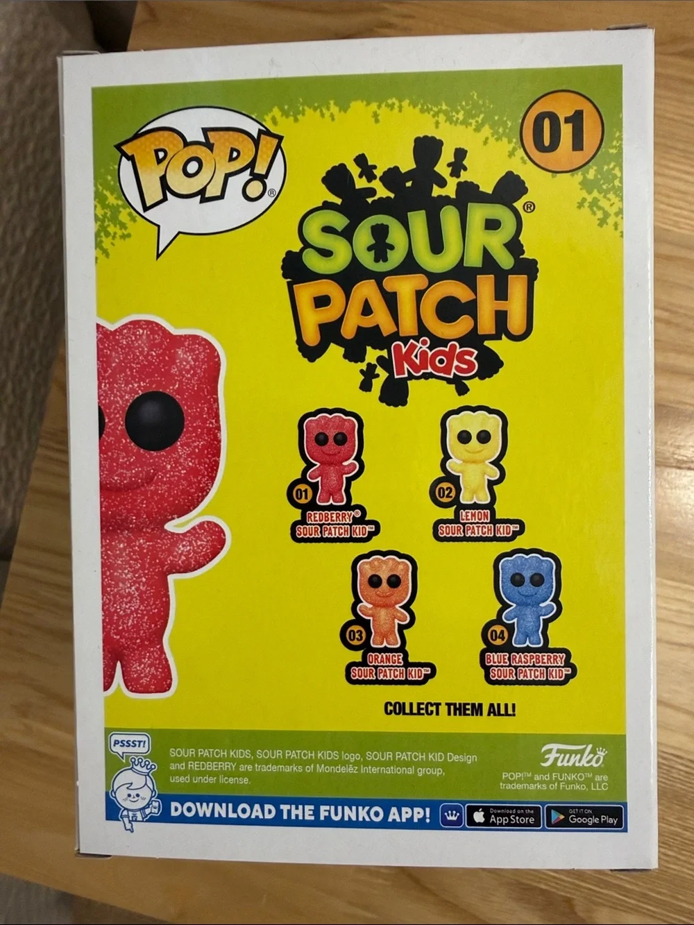 🆕Funko Pop! Sour Patch Kids Redberry Sparkle Vinyl Figure - Red